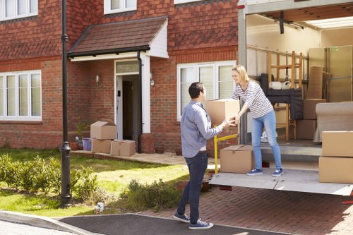 Illustration of accessible moving services in Rotherhithe