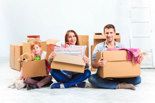 Removal team planning a home move in Rotherhithe