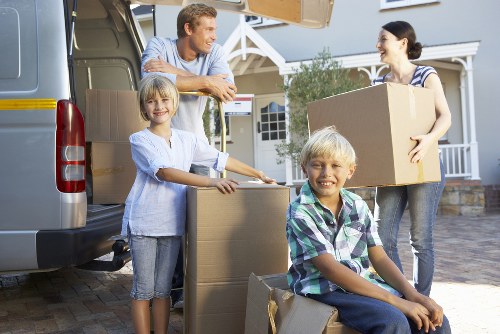 Moving checklist and packed home items for a Rotherhithe relocation